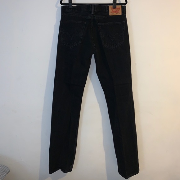 SOLD❗️Levi’s Men’s 505 Black Straight Fit 34X34 - Picture 3 of 9